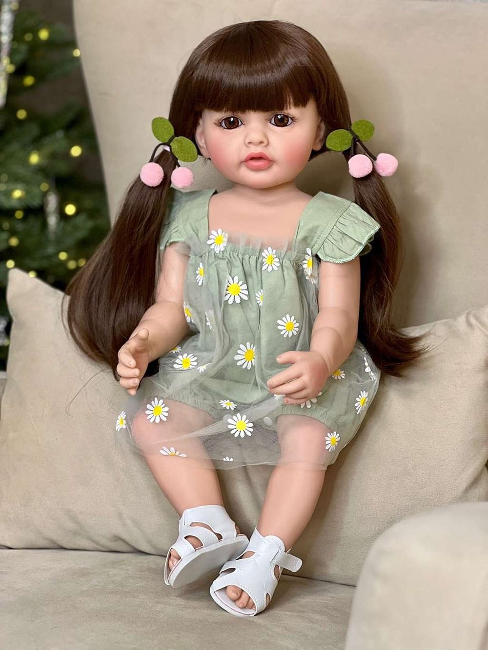 Кукла Реборн виниловая 55см в пакете (FA-105FVA)