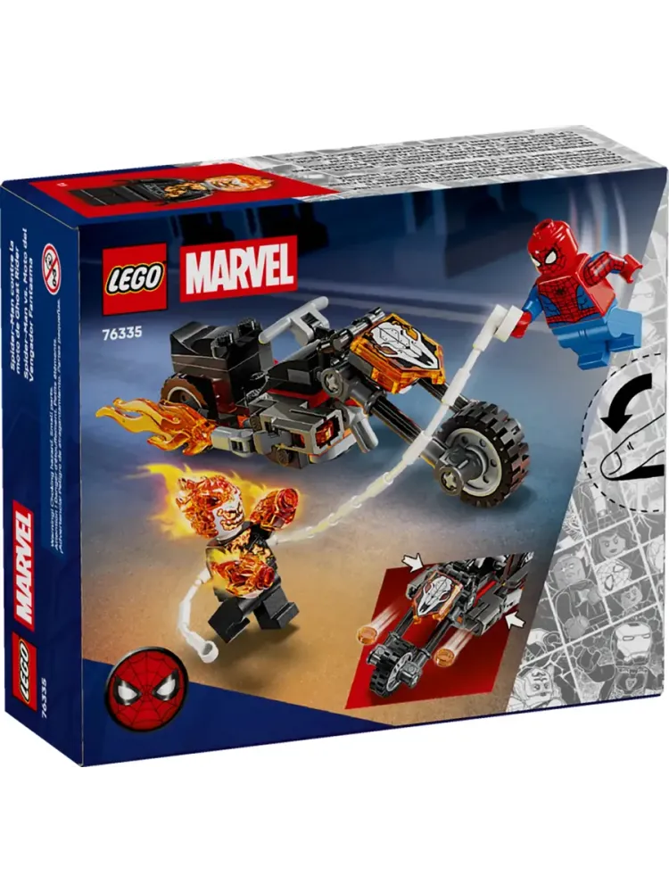 Конструктор Marvel 76335 Человек-паук против Гонщика