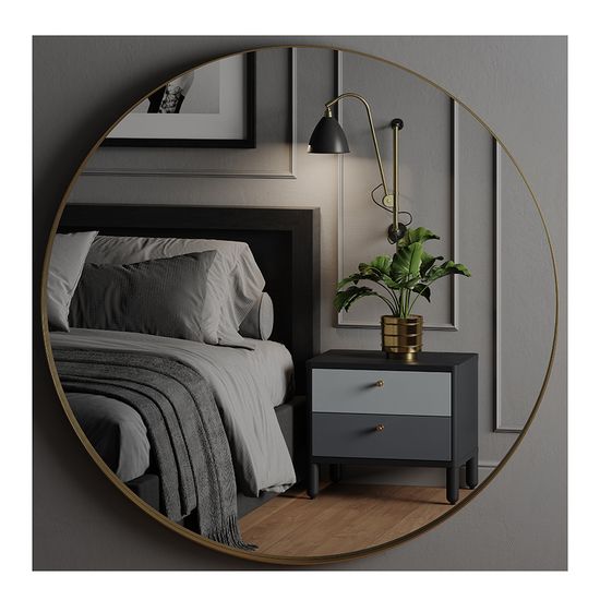 Тумба прикроватная saga, hordur, 55х40х50 см, черная