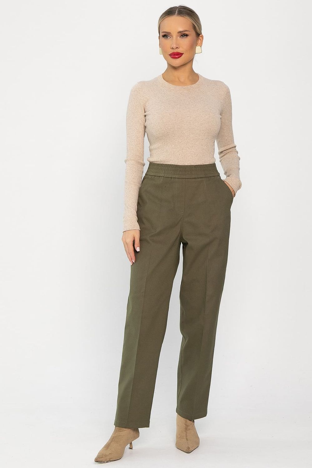 Брюки на резинке Спринт (хаки) Б14260-18М LT Collection