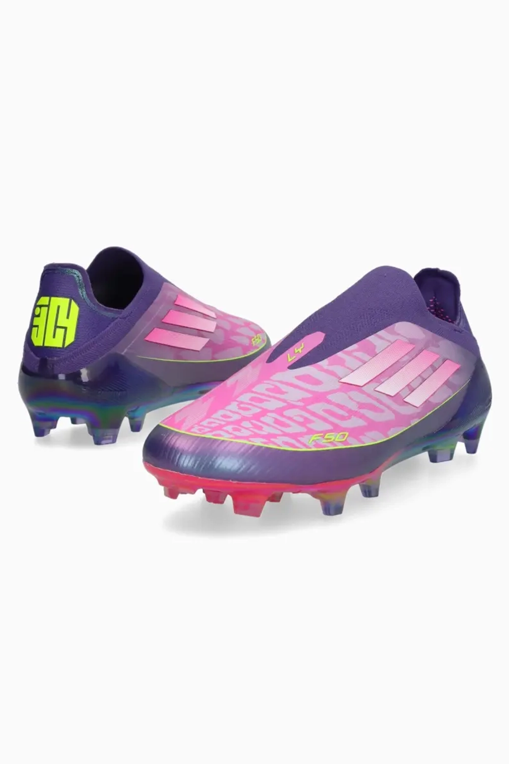 Бутсы adidas F50 Elite Lamine Yamal LL FG - фиолетовый