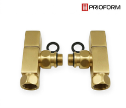 Комплект вентилей угловых Quadro 1/2*3/4 