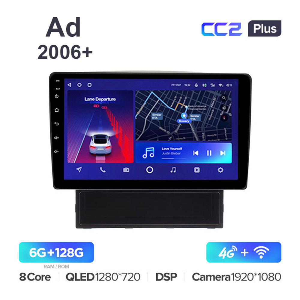 Teyes CC2 Plus 9"для Nissan Ad 2006+