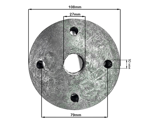 Муфта соединительная (диск соединительный(4 отверстия) (224)