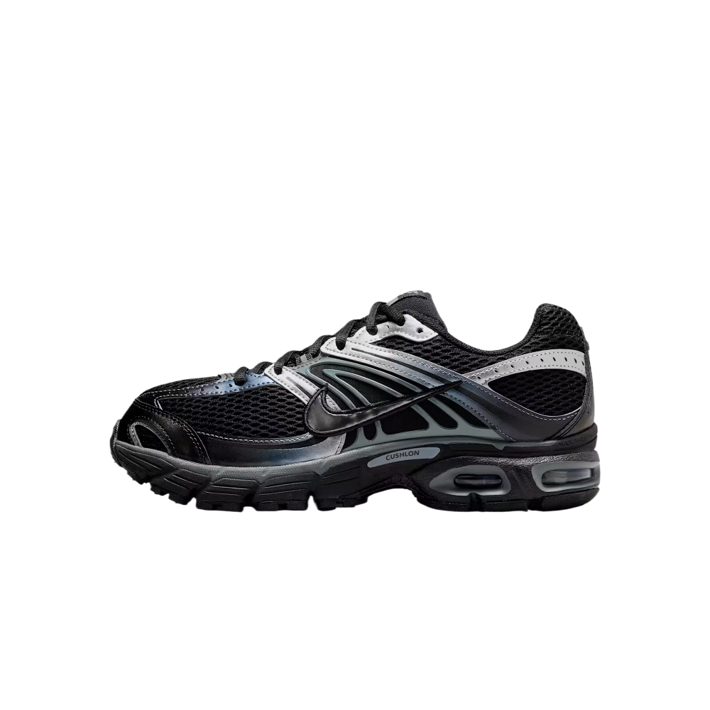 Nike Air Max Moto 2K Training Shoes Women"s Low top Black/Metallic Silver/Smoke Gray