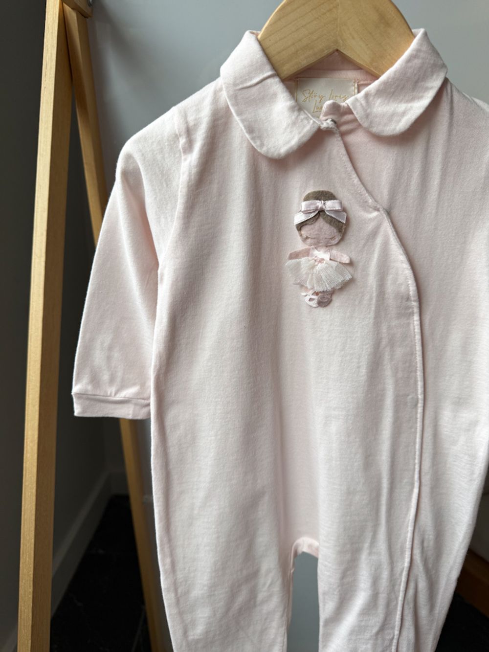 Хлопковое комбинезон слип Story Loris Luxury, 68