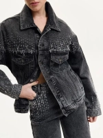 Жакет джинсовый WET ASPHALT, черный
