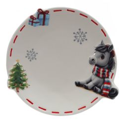 GAEM Тарелка "Лошадка", L16 W15 H1,5 см