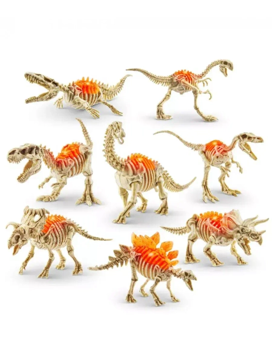 Игрушка сюрприз яйцо Зуру мини Dino Fossil фигурка динозавра