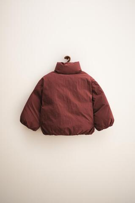 ZARA TIMELESS - СТЕГАНОЕ ПАЛЬТО, ГРАНАТОВЫЙ