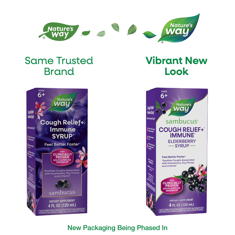 Nature's Way, средство от кашля и иммунитет, Sambucus®, для детей от 6 лет, 120 мл (4 жидк. унции)
