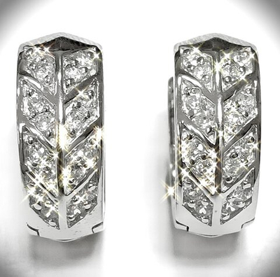 Серьги серебро Эстерелла