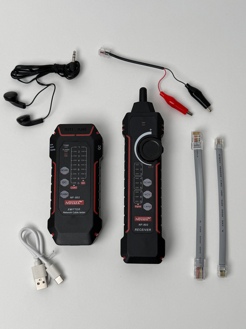 Интеллектуальный тестер сетевых кабелей NOYAFA NF-802