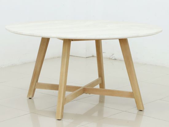 Стол деревянный обеденный Mali Ø150