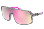 Спортивные очки HILX Inferno Shiny Crystal Light Grey / Pink Lens