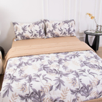 Комплект постельного белья Сатин с Одеялом 100% хлопок 160x80 на резинке OBR157