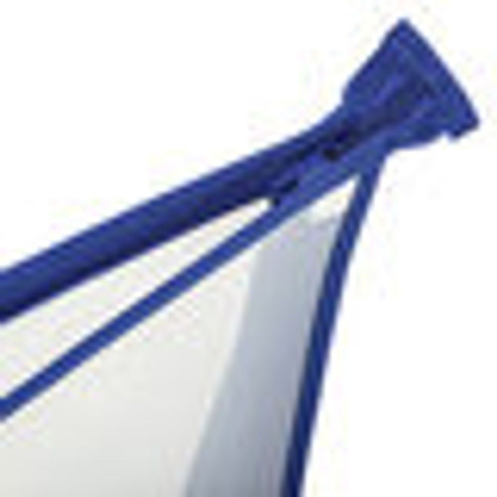 Папка для тетрадей ПИФАГОР А4, пластик, молния сверху, прозрачная, синий, 272109