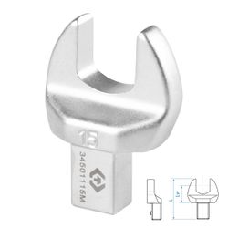 KING TONY (34501115M) Насадка рожковая серии "FIT", 15 мм, 9х12 мм