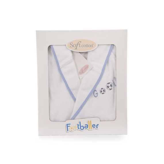 Халат детский махровый  FOOTBALLER Soft Cotton