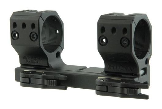 Тактический быстросъемный кронштейн SPUHR D34мм для установки на Picatinny, H38мм, наклон 6MIL/20.6MOA (QDP-4602)