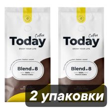 Кофе в зернах Today Blend №8 800 гр x 2 шт
