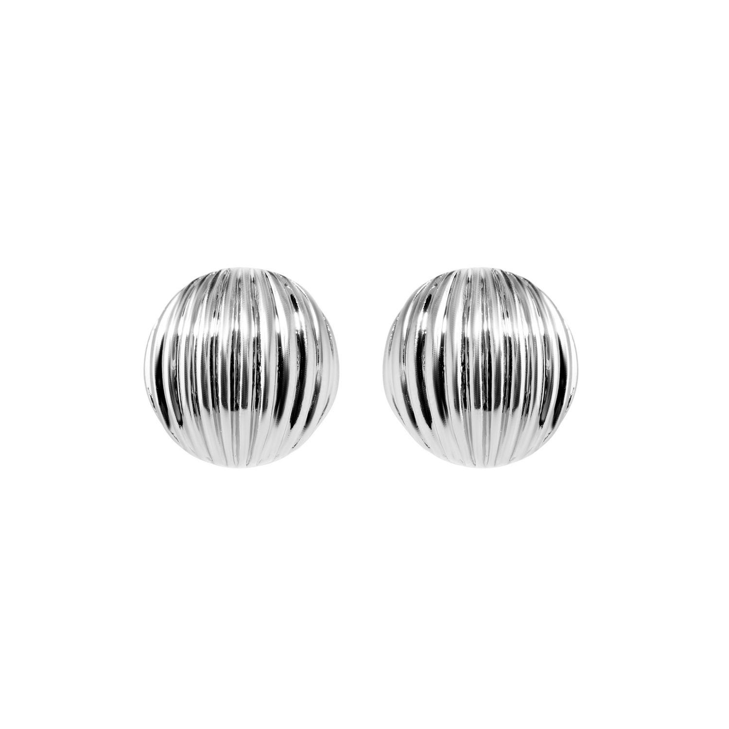 Серьги Round Shell Earrings – Silver