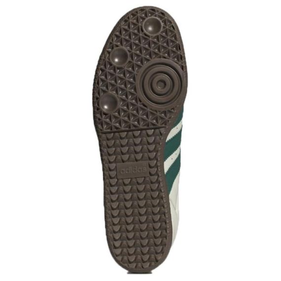 Кроссовки adidas originals SAMBA OG для скейтборда Низкие бело-зеленые женские