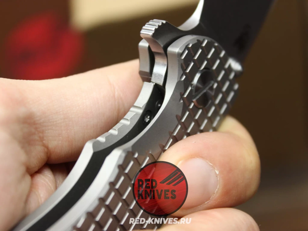 Нож HINDERER XM-18 SPEARPOINT Slicer TITANIUM - фрезеровка Frag RK-473