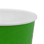 Стакан одноразовый бумажный 250/273 мл, D 80 мм, двухслойный, "Соты", зеленый, КОМПЛЕКТ 50 шт., холодное/горячее, WELDAY (ВЭЛДЭЙ), 702703