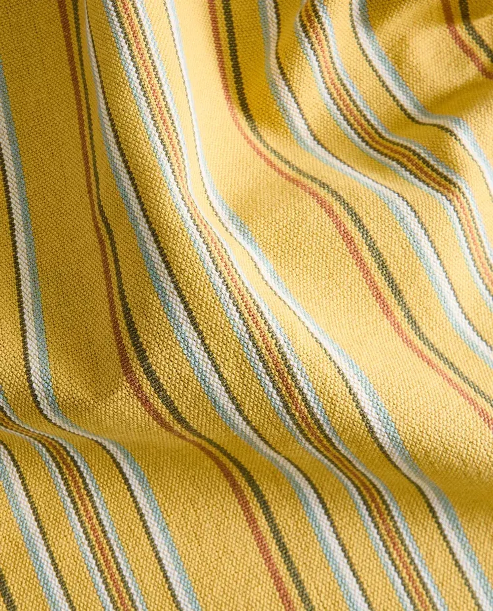 ZARA HOME ХЛОПКОВАЯ СКАТЕРТЬ В ПОЛОСКУ, ЖЕЛТЫЙ