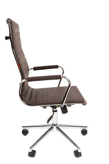 Офисное кресло Chairman 755 экопремиум коричневый