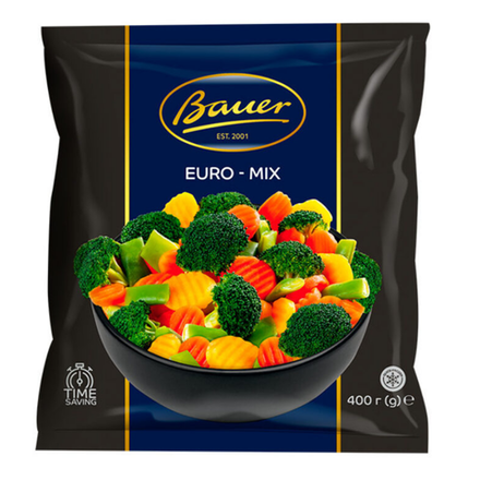 Евро микс овощей Bauer 400 гр