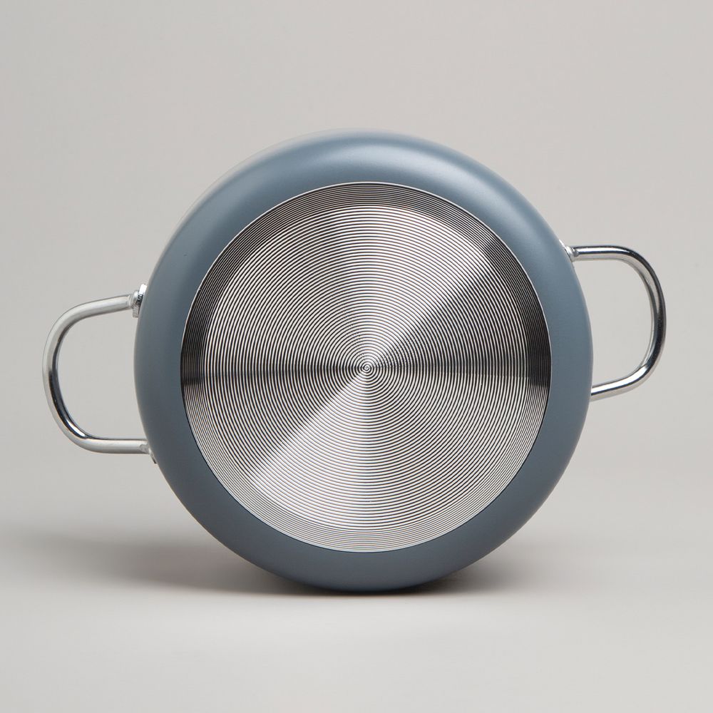 КАСТРЮЛЯ AGNESS С АНТИП. ПОКР. И СТЕКЛ. КРЫШКОЙ 1350 МЛ, 16*8 СМ