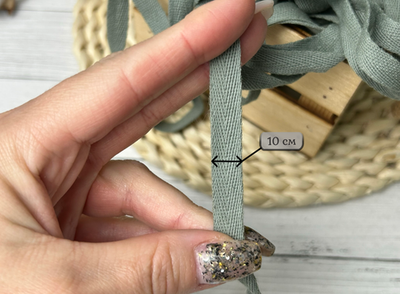 Киперка ХБ 10мм морозный хаки