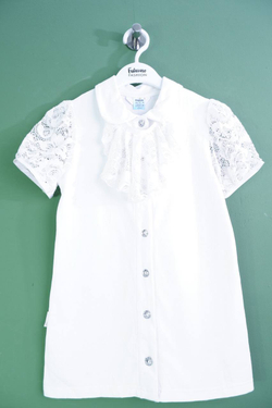 Блузка СТИЛЯЖ для школы или когда требуется сдержанный стиль, на рост 140, 9 лет, новая, требует стирки