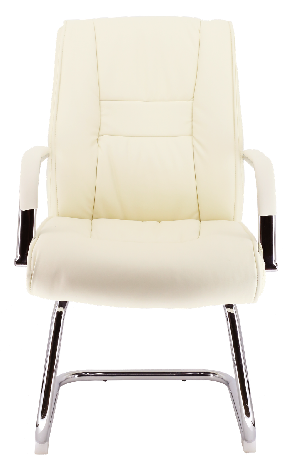 Кресло для посетителей Everprof Kent CF Экокожа Кремовый