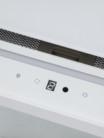 Кухонная вытяжка MACBI MC60TL 1200 м3/ч WHITE с пульт д/управления Белое стекло, полновстраиваемая