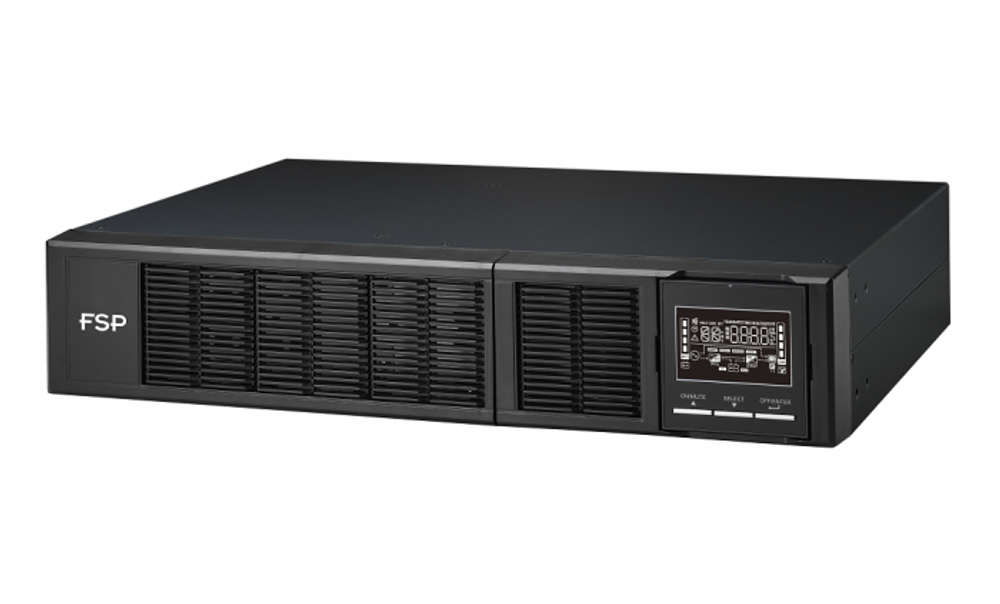 ИБП FSP Clippers 3K 3000W/ батареи 12V 9Ahx6/1 x IEC 320 C19 / 6 x IEC 320 C13/USB Type-B порт и RS-232/ЖК дисплей