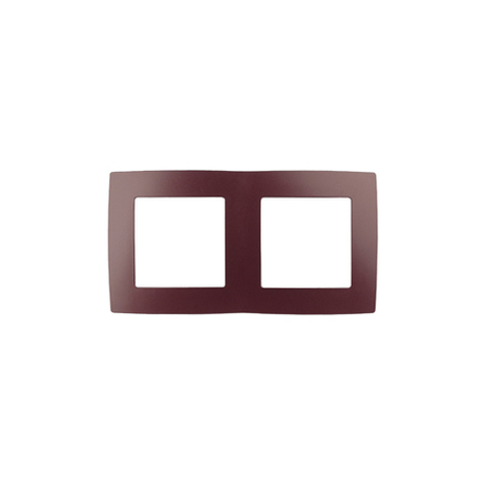 12-5002-25 ЭРА Рамка на 2 поста, Эра12, бордо