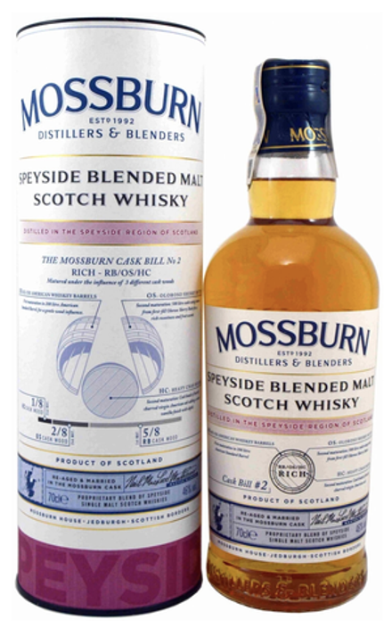 Виски Mossburn Signature Casks Speyside, 0.7 л.