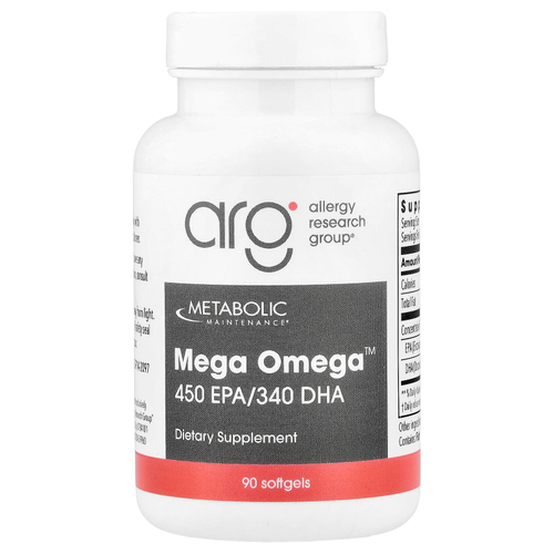 Metabolic Maintenance, Mega Omega™, 90 капсул (1000 мг в 1 капсуле)
