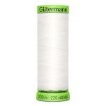 Нитки для тонких тканей Gutermann Extra Fine 150 (200 метров), 5 кат. | _800 белый (Arta 001)