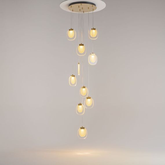 Подвесной светодиодный светильник Maytoni Modern Biology MOD367PL-L30BBSK