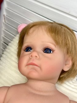 Кукла Реборн виниловая 55см без одежды (FA-040W)