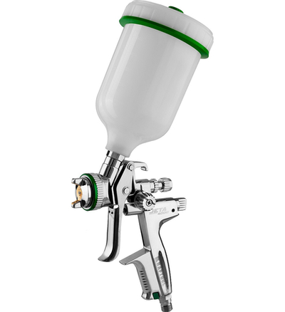 KRAFTOOL JETA 4000, HVLP, 1.3 мм, пневматический краскопульт с верхним бачком (06555-1.3)