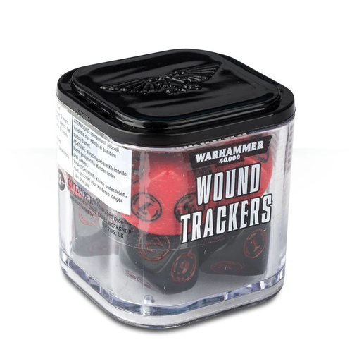 Warhammer 40,000 Wound Trackers - Red/Black