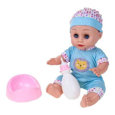 Пупс функциональный с аксесс., пакет 1104A