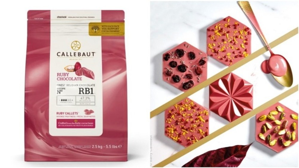 Шоколад CALLEBAUT RUBY CHOCOLATE 47.3% 200 гр