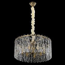 Citilux TALLA CL318292 Люстра хрустальная подвесная Золото