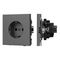 Механизм электрической розетки SCT-TENDO-MEU1-SFPL-GR (230V, 16A) Arlight 054640